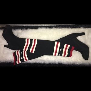 Over The Knee Stretch High Heels